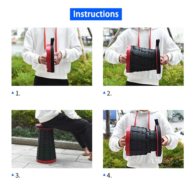 Tabouret pliable et portable