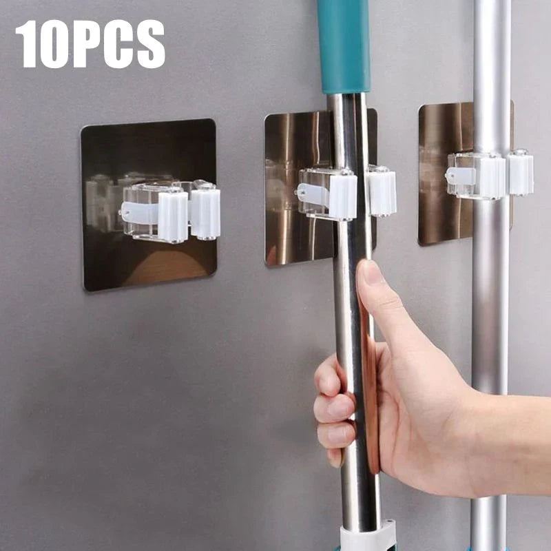 Lot de 10 Crochets muraux adhésifs