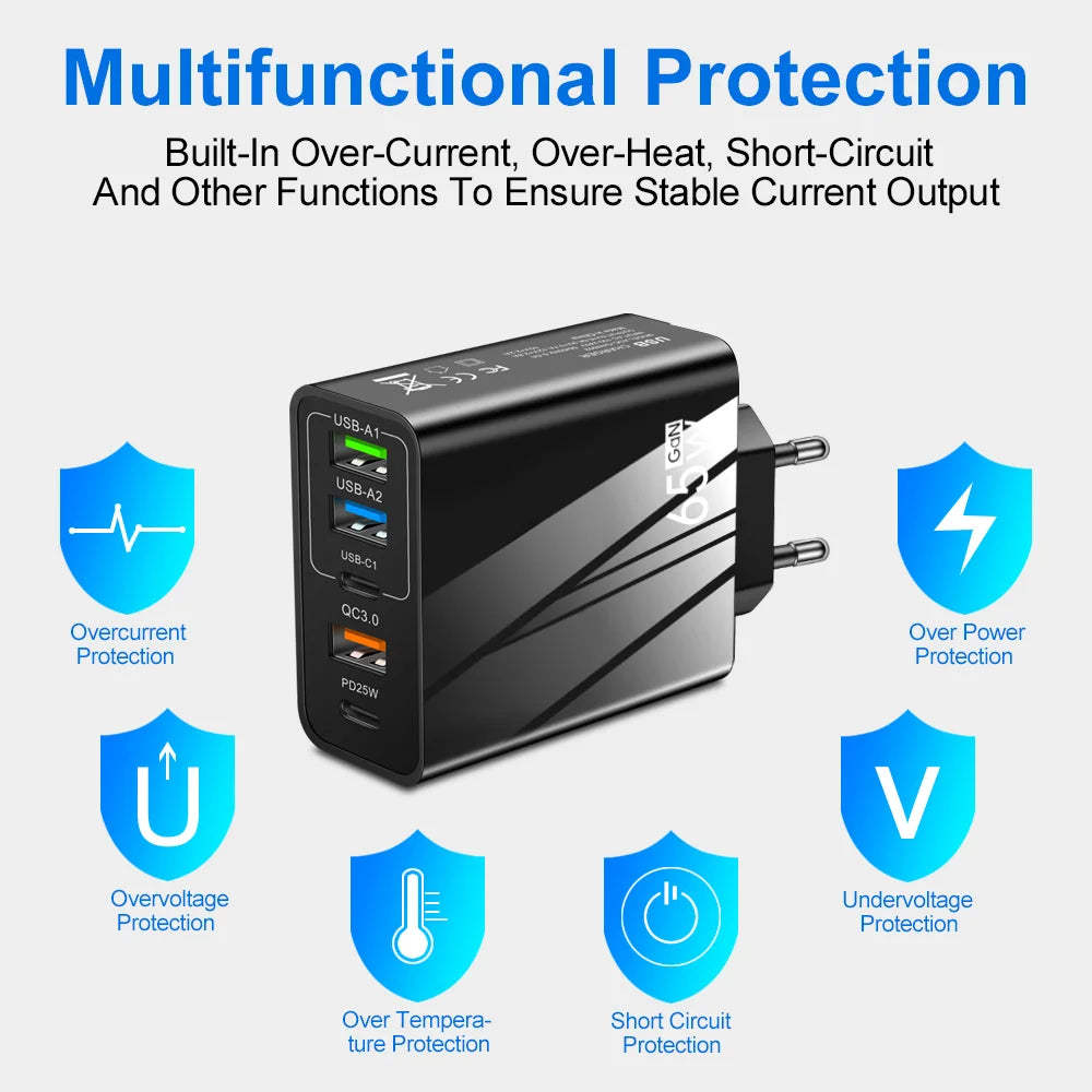 Chargeur Ultra Rapide - 5 en 1