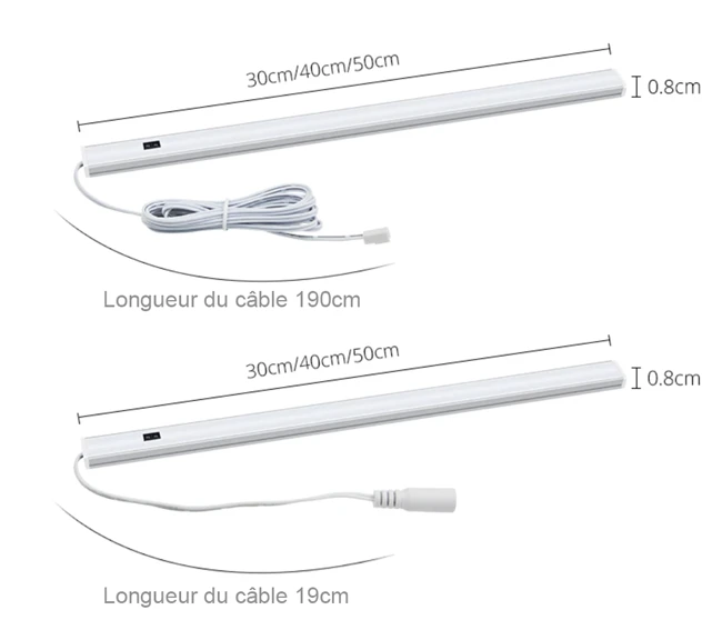 Réglette LED à Détecteur de Mouvement : 1 achetée = 1 offerte