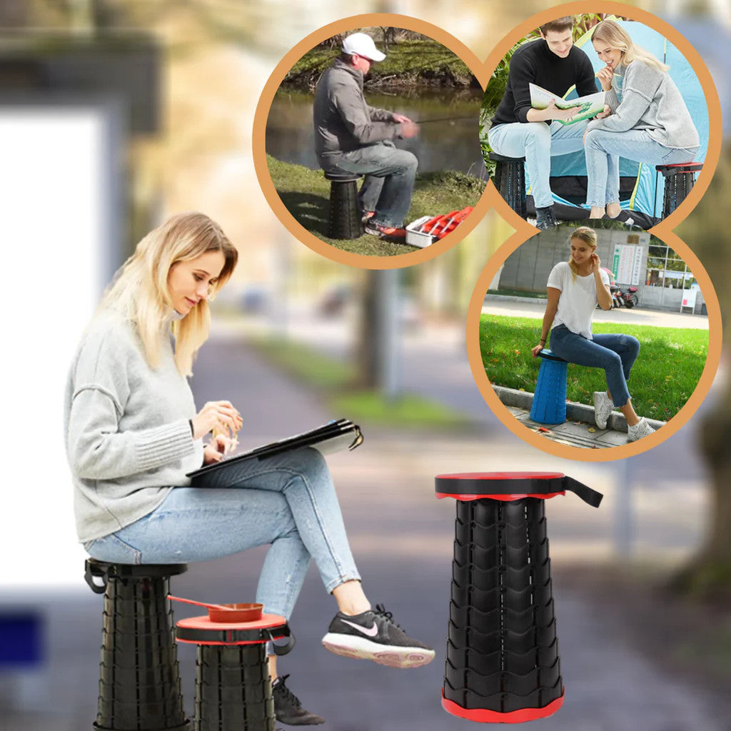 Tabouret télescopique - facile à transporter