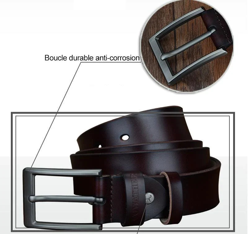 Ceinture en Cuir Véritable