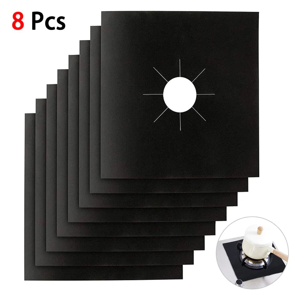Lot de 8 protèges cuisinière