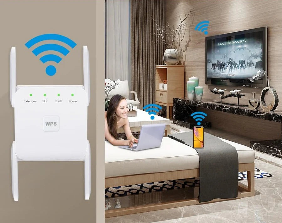 Répéteur WiFi haut débit - 1200mbps