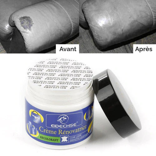 Crème réparatrice pour le cuir